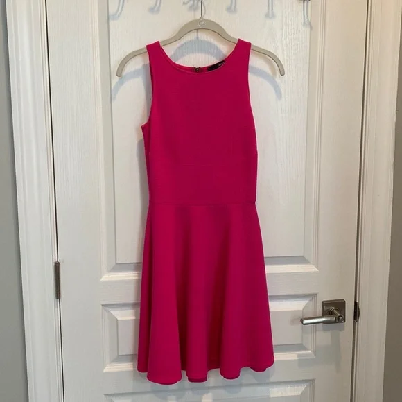 Aqua | Dresses | Aqua Hot Pink Mini Dress | Poshmark